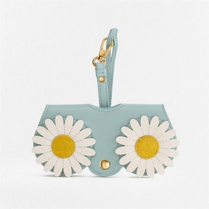 (کیف عینک فانتزی طرح گل پونه)
